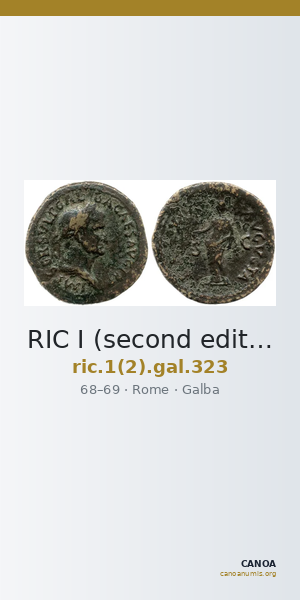 RIC I (second edition) Galba 323 — CANOA