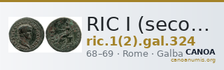 RIC I (second edition) Galba 324 — CANOA
