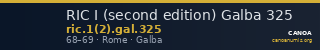 RIC I (second edition) Galba 325 — CANOA