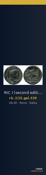 RIC I (second edition) Galba 329 — CANOA