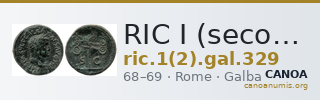 RIC I (second edition) Galba 329 — CANOA