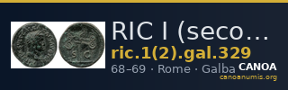 RIC I (second edition) Galba 329 — CANOA