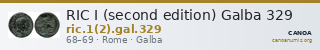 RIC I (second edition) Galba 329 — CANOA