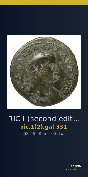 RIC I (second edition) Galba 331 — CANOA