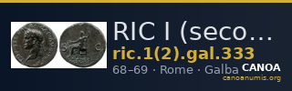 RIC I (second edition) Galba 333 — CANOA