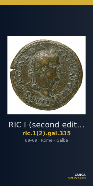 RIC I (second edition) Galba 335 — CANOA