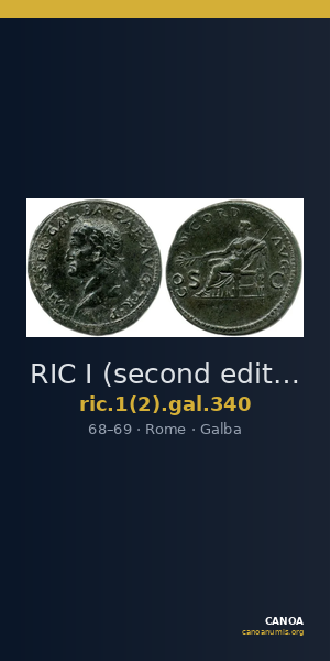 RIC I (second edition) Galba 340 — CANOA