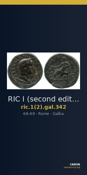 RIC I (second edition) Galba 342 — CANOA