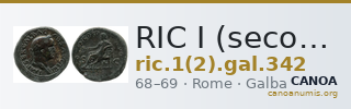 RIC I (second edition) Galba 342 — CANOA