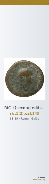 RIC I (second edition) Galba 343 — CANOA
