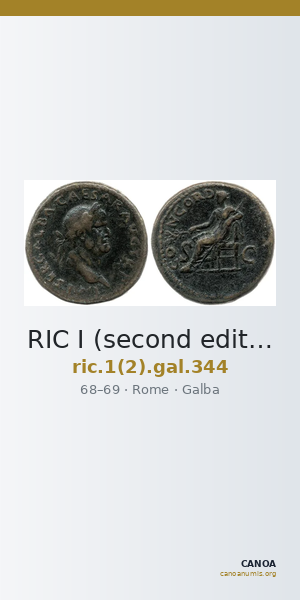 RIC I (second edition) Galba 344 — CANOA