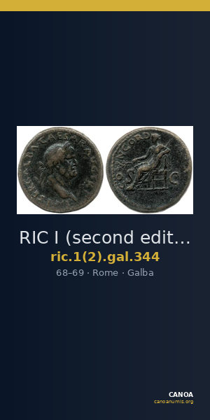 RIC I (second edition) Galba 344 — CANOA