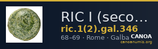 RIC I (second edition) Galba 346 — CANOA