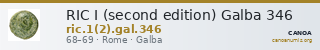 RIC I (second edition) Galba 346 — CANOA