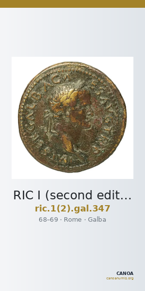 RIC I (second edition) Galba 347 — CANOA