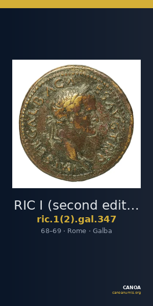 RIC I (second edition) Galba 347 — CANOA