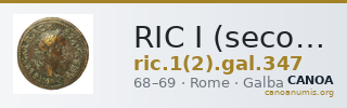RIC I (second edition) Galba 347 — CANOA