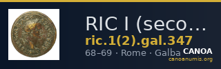 RIC I (second edition) Galba 347 — CANOA