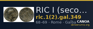 RIC I (second edition) Galba 349 — CANOA