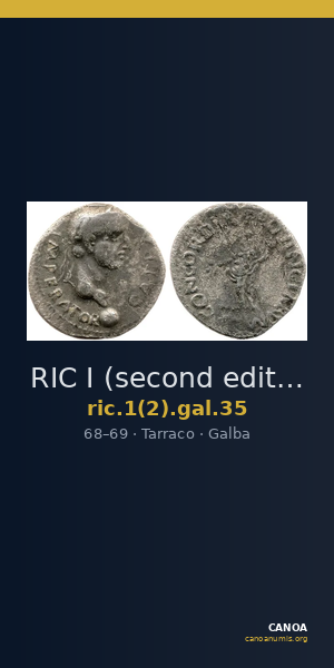 RIC I (second edition) Galba 35 — CANOA