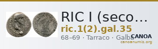 RIC I (second edition) Galba 35 — CANOA