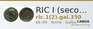 RIC I (second edition) Galba 350 — CANOA