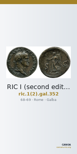RIC I (second edition) Galba 352 — CANOA