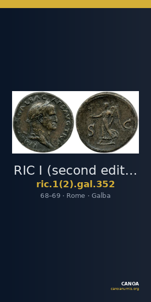 RIC I (second edition) Galba 352 — CANOA