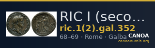RIC I (second edition) Galba 352 — CANOA