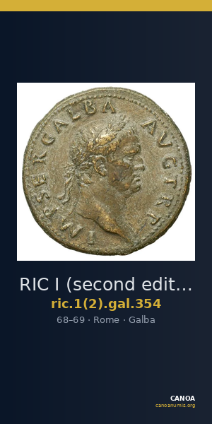 RIC I (second edition) Galba 354 — CANOA
