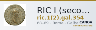 RIC I (second edition) Galba 354 — CANOA