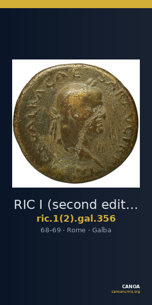 RIC I (second edition) Galba 356 — CANOA