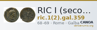RIC I (second edition) Galba 359 — CANOA