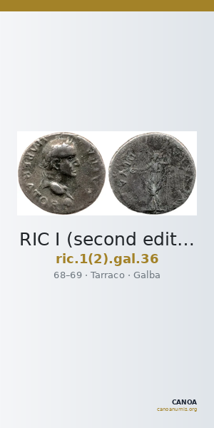 RIC I (second edition) Galba 36 — CANOA