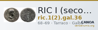 RIC I (second edition) Galba 36 — CANOA