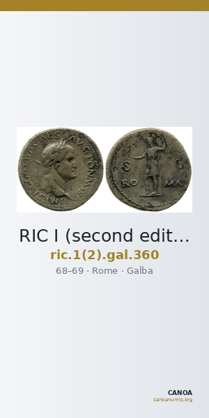 RIC I (second edition) Galba 360 — CANOA