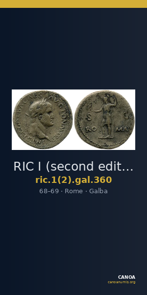 RIC I (second edition) Galba 360 — CANOA