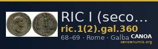 RIC I (second edition) Galba 360 — CANOA