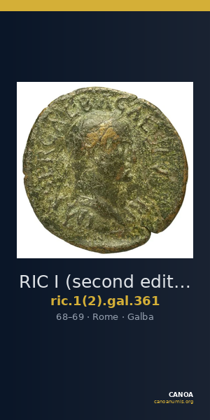 RIC I (second edition) Galba 361 — CANOA