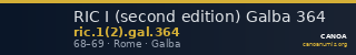 RIC I (second edition) Galba 364 — CANOA