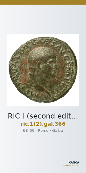 RIC I (second edition) Galba 366 — CANOA
