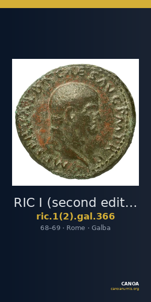 RIC I (second edition) Galba 366 — CANOA