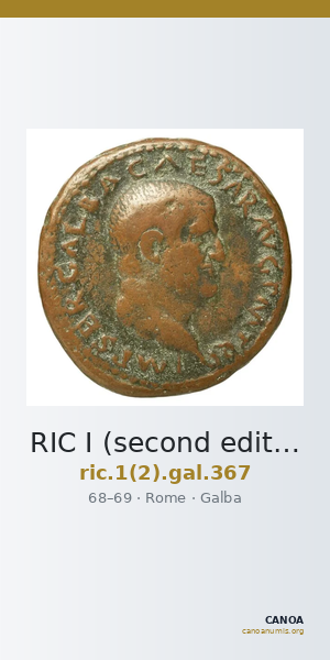 RIC I (second edition) Galba 367 — CANOA