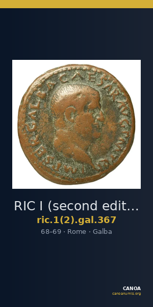 RIC I (second edition) Galba 367 — CANOA