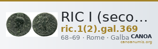 RIC I (second edition) Galba 369 — CANOA