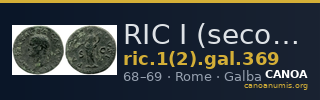 RIC I (second edition) Galba 369 — CANOA