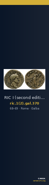 RIC I (second edition) Galba 370 — CANOA
