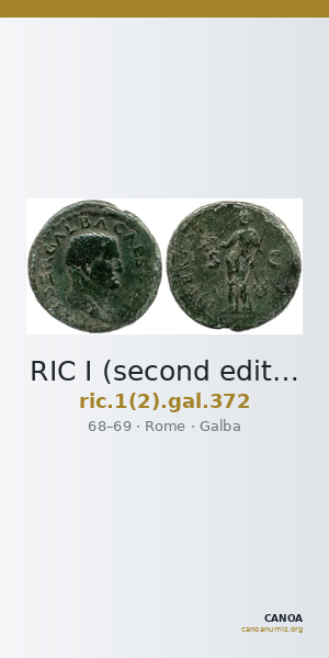 RIC I (second edition) Galba 372 — CANOA
