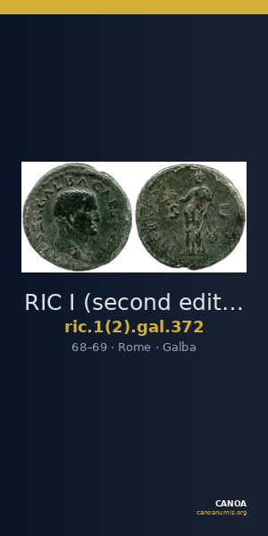 RIC I (second edition) Galba 372 — CANOA