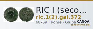 RIC I (second edition) Galba 372 — CANOA